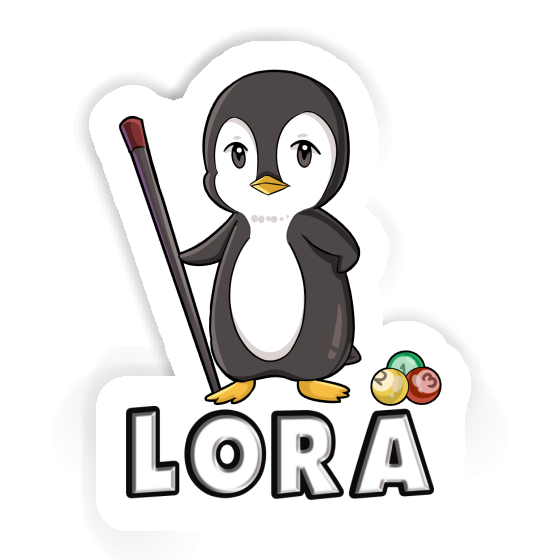 Billiards Player Sticker Lora Gift package Image