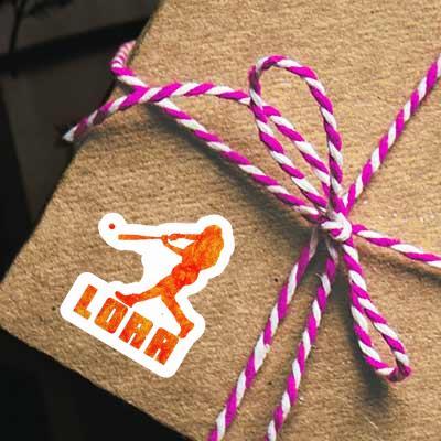 Sticker Lora Baseball Player Gift package Image