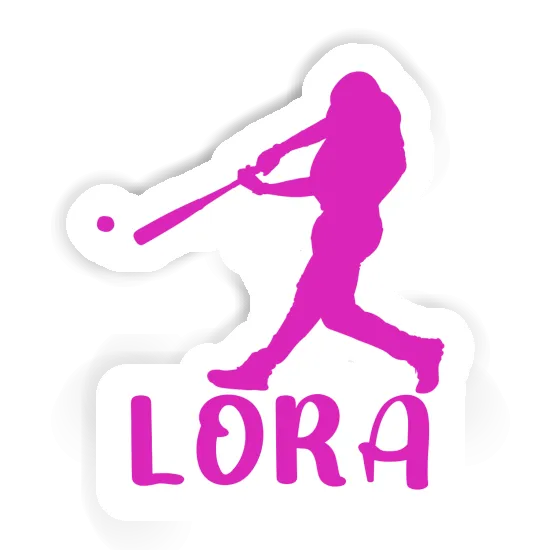 Sticker Baseball Player Lora Gift package Image