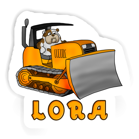 Bulldozer Sticker Lora Image