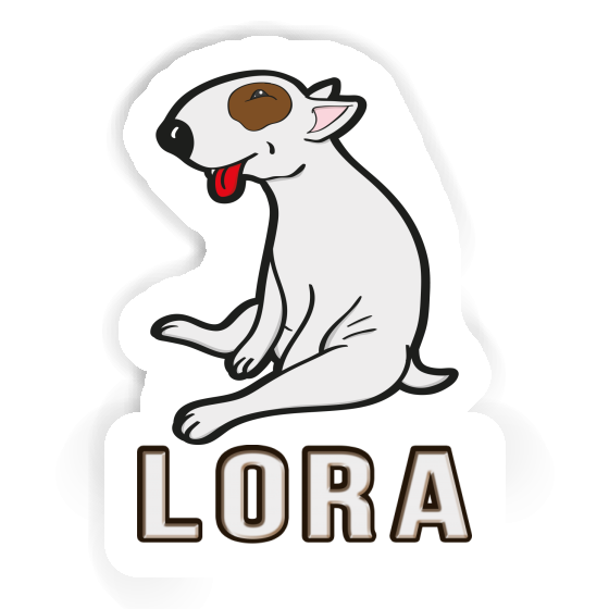 Sticker Lora Terrier Gift package Image