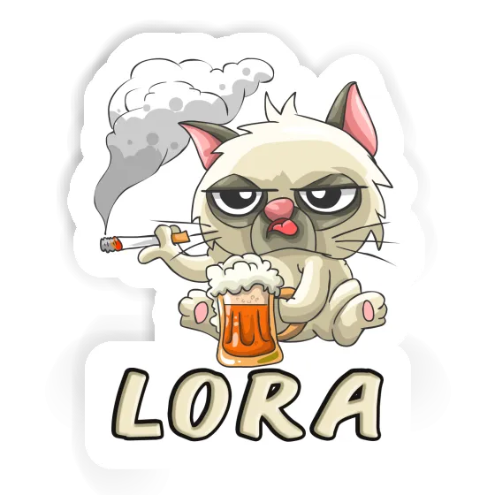 Bad Cat Sticker Lora Image