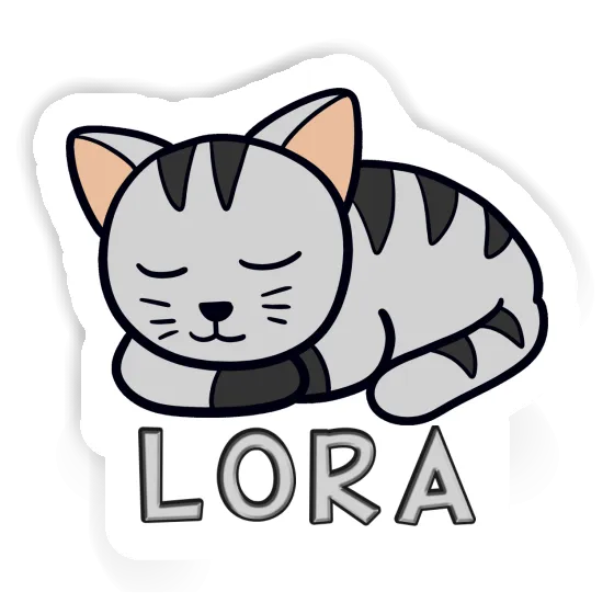 Lora Sticker Cat Image