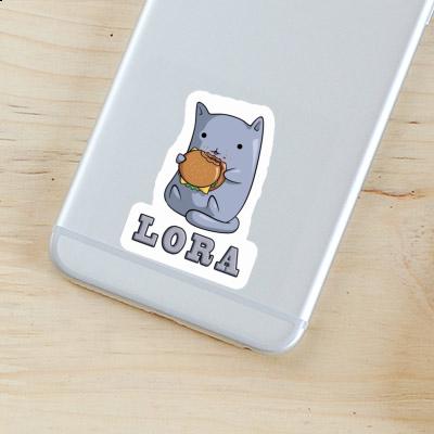 Lora Autocollant Chat Notebook Image