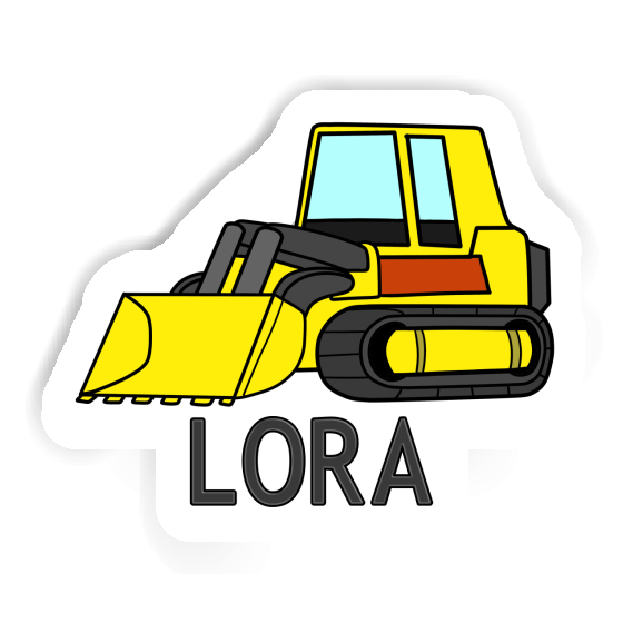 Sticker Lora Raupenlader Laptop Image