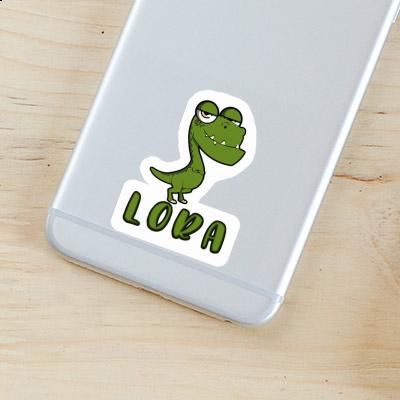 Sticker Dinosaur Lora Laptop Image