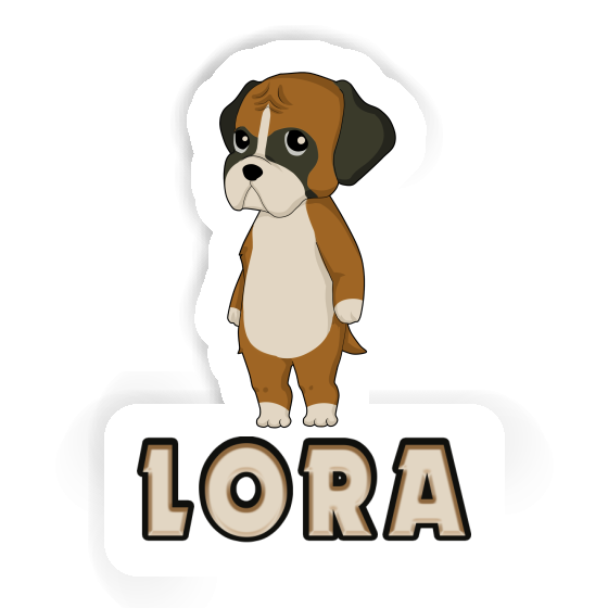 Aufkleber Boxer Lora Gift package Image