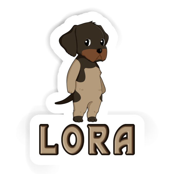 Deutsch Drahthaar Sticker Lora Gift package Image