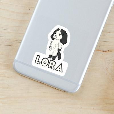 Sticker Cocker Spaniel Lora Laptop Image