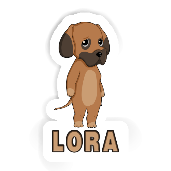 Sticker Deutsche Dogge Lora Notebook Image