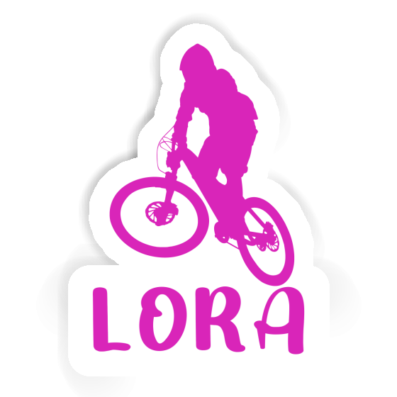 Lora Sticker Downhiller Laptop Image