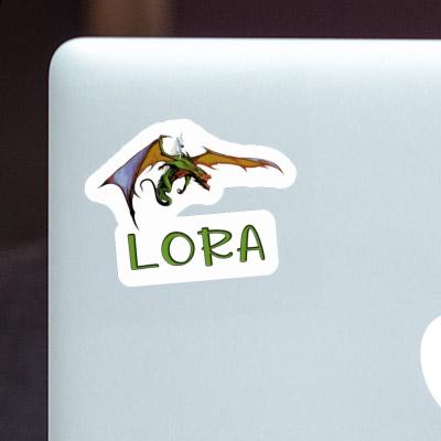 Lora Autocollant Dragon Laptop Image