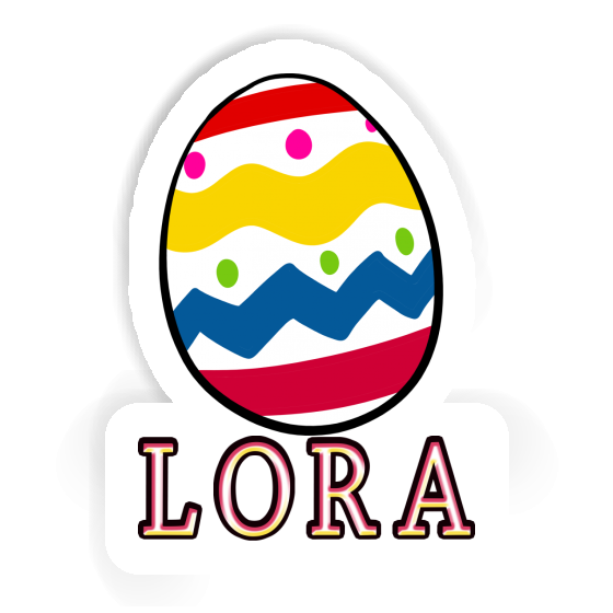 Easter Egg Sticker Lora Notebook Image