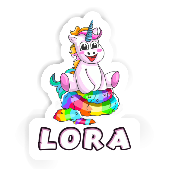 Lora Aufkleber Baby Einhorn Image