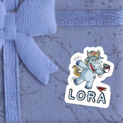 Lora Sticker Wine Unicorn Gift package Image