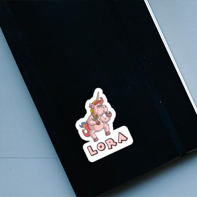 Sticker Smoking Unicorn Lora Image