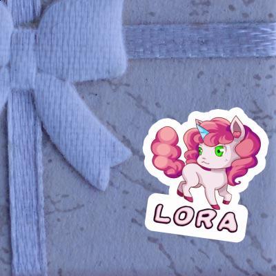 Autocollant Licorne Lora Gift package Image