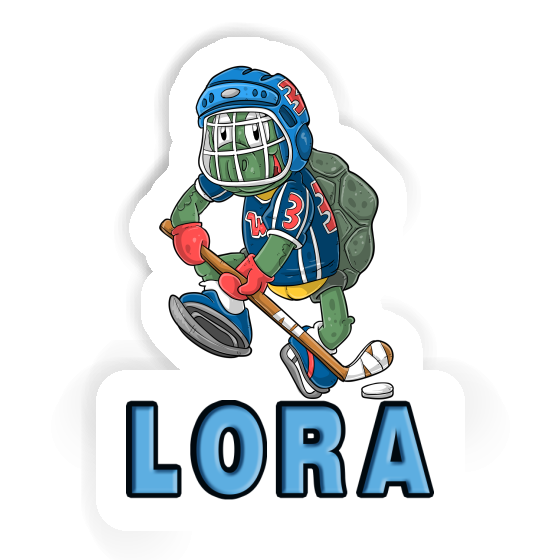 Sticker Lora Hockey Player Gift package Image