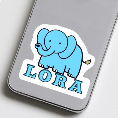 Autocollant Éléphant Lora Gift package Image