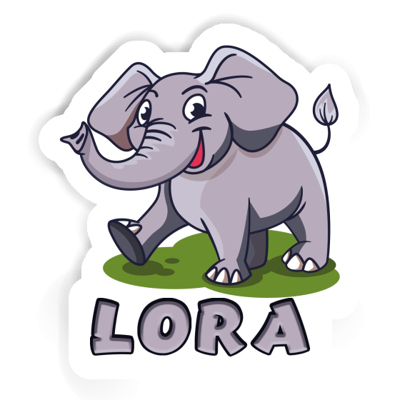 Lora Autocollant Éléphant Gift package Image