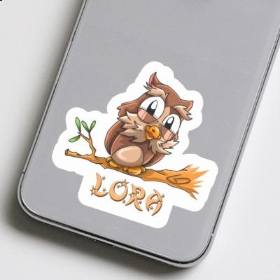 Autocollant Lora Hibou Laptop Image