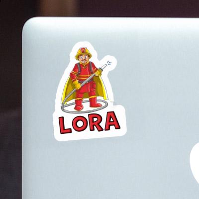 Sticker Lora Feuerwehrmann Image