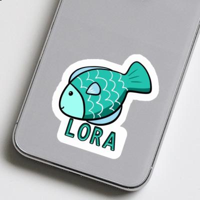 Lora Autocollant Poisson Image