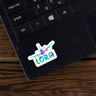 Sticker Lora Airplane Image