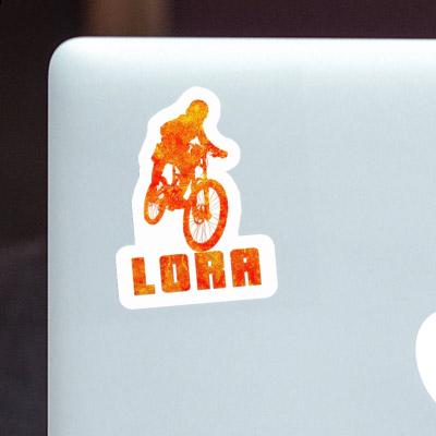 Freeride Biker Sticker Lora Laptop Image