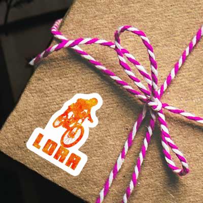 Freeride Biker Sticker Lora Notebook Image