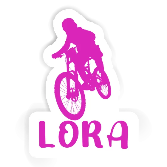 Sticker Lora Freeride Biker Laptop Image