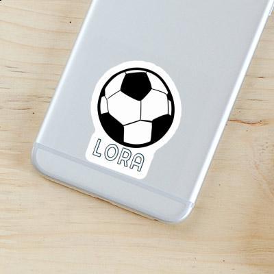 Sticker Lora Fussball Laptop Image