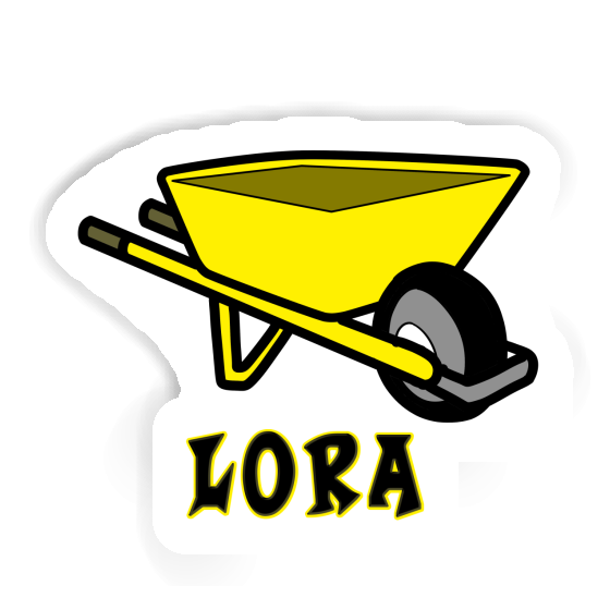 Sticker Wheelbarrow Lora Laptop Image