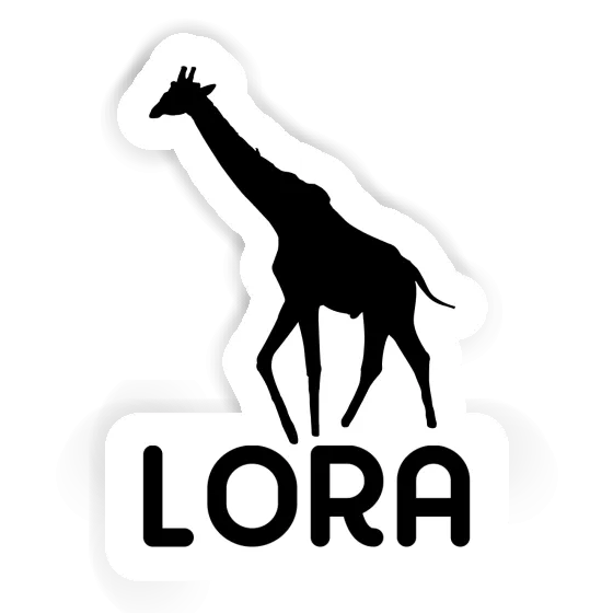 Sticker Lora Giraffe Gift package Image