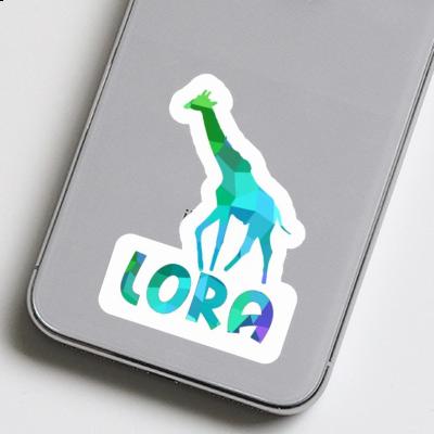 Lora Sticker Giraffe Notebook Image