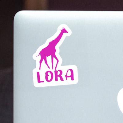 Sticker Lora Giraffe Notebook Image