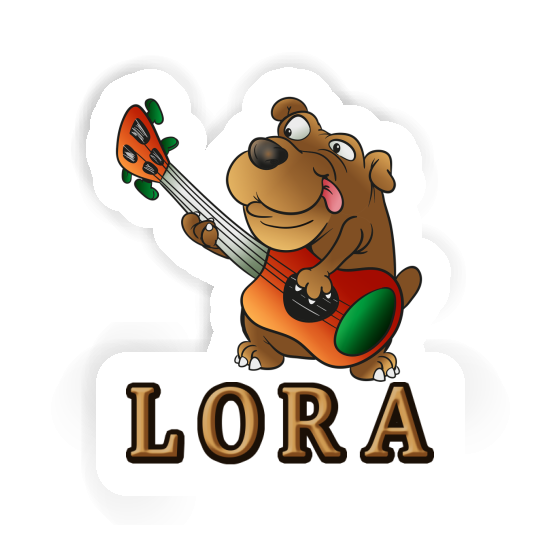 Sticker Lora Gitarrenhund Gift package Image