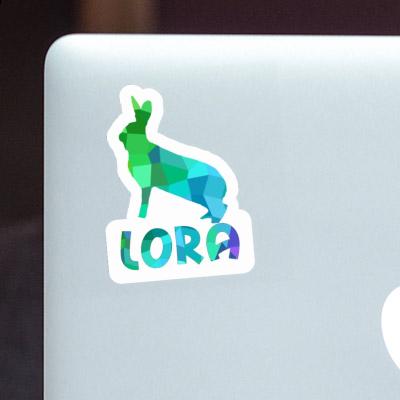 Lora Sticker Rabbit Image