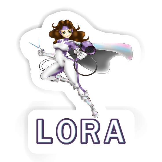 Lora Sticker Hairdresser Notebook Image