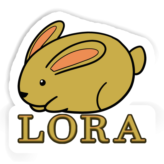 Lora Sticker Rabbit Laptop Image