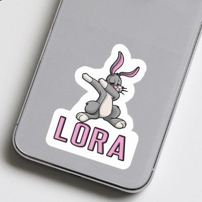 Autocollant Lapin Lora Notebook Image