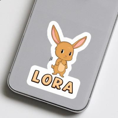 Lora Autocollant Lapin Gift package Image