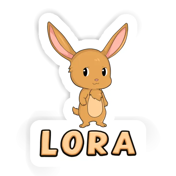 Lora Aufkleber Hase Gift package Image