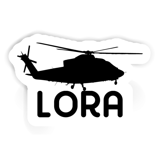 Lora Aufkleber Helikopter Image