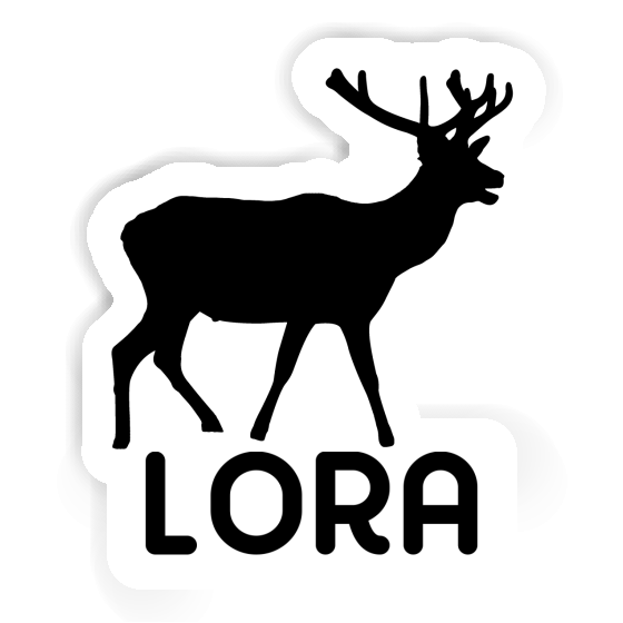 Autocollant Cerf Lora Laptop Image