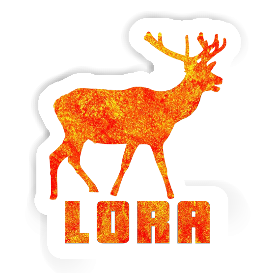 Autocollant Lora Cerf Laptop Image