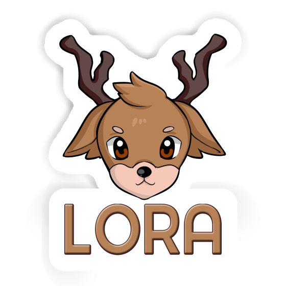 Lora Sticker Deer Notebook Image