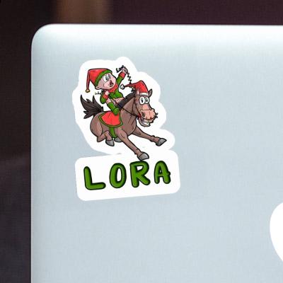 Sticker Lora Pferd Notebook Image