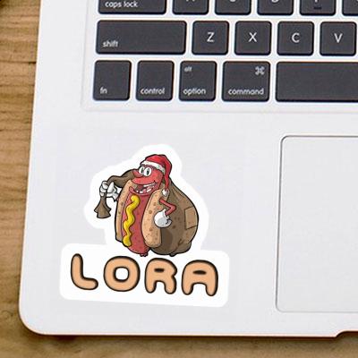 Hot Dog Sticker Lora Image