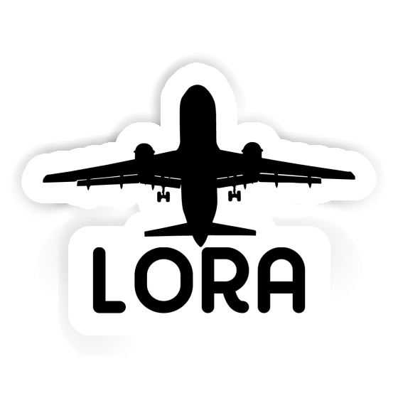 Lora Sticker Jumbo-Jet Laptop Image